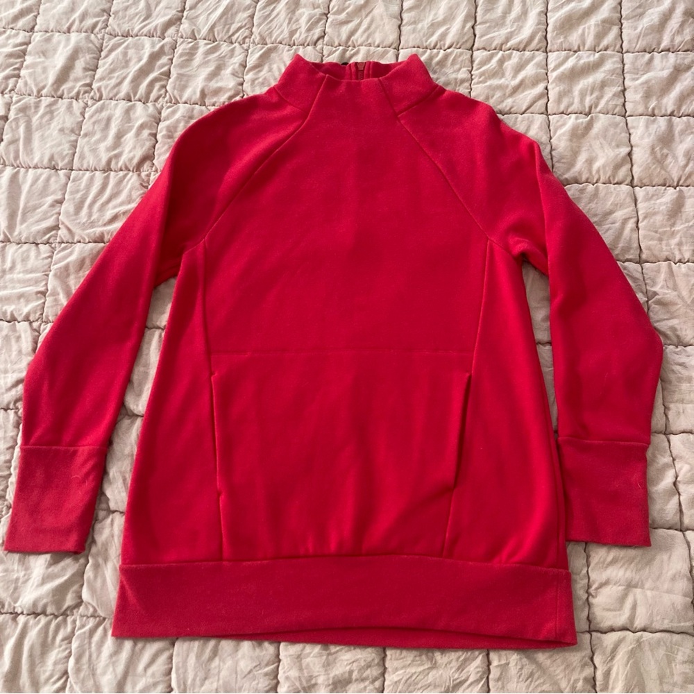 Fabletics Zaylee Funnel Neck Tunic II Persimmon sz S - Picture 4 of 6
